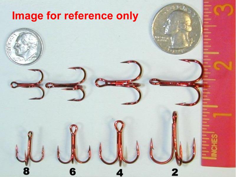 RED Crankbait replacement hooks 3551/35647